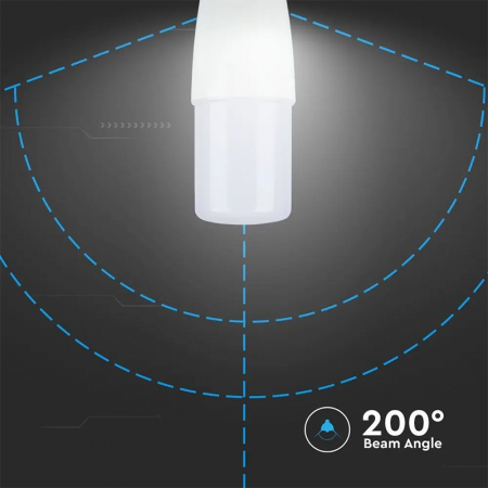 BEC LED T37 E14 7.5W 6500K ALB RECE [6]