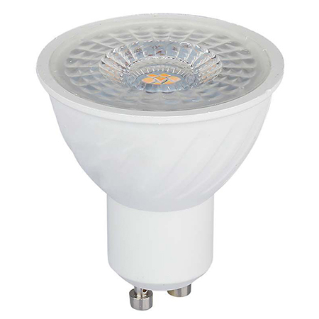Becuri Led - Bec spot led gu10 6w 6400k alb rece, cip samsung V-tac.