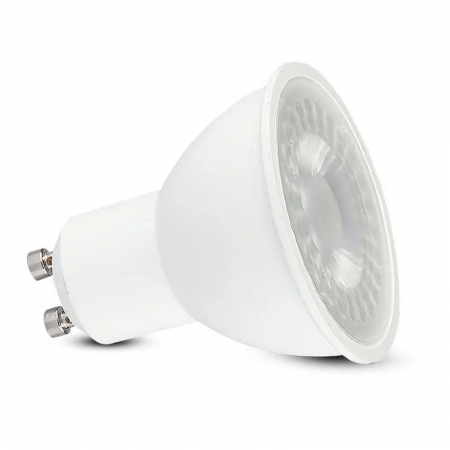 Bec spot led gu10 8w 220-240v 6400k alb rece V-tac [2]