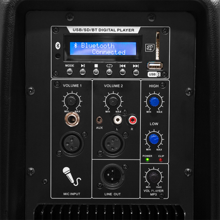 BOXA ACTIVA 12''/30CM 140W RMS CU BT/FM/TWS/USB/SD [8]