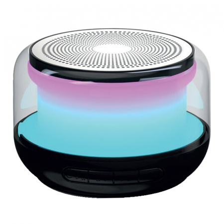 BOXA BLUETOOTH 5W CU RGB SI FM - NEGRU [1]