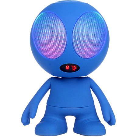 Boxe portabile PA - BOXA PORTABILA 10W MODEL ALIEN CU BLUETOOTH/USB/MSD/FM ALBASTRU