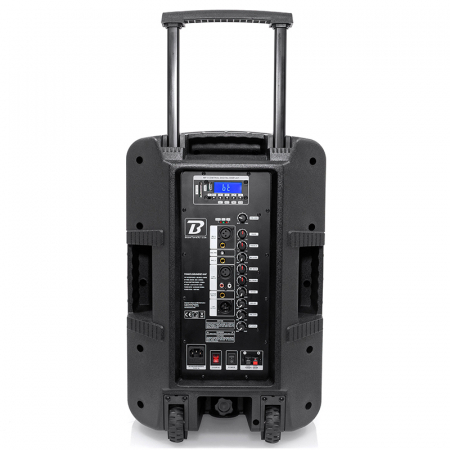 BOXA PORTABILA 12''/30CM + TWEETER 250W BT/USB/FM/SD + 2MIC VHF [9]