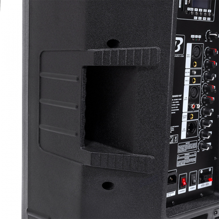 BOXA PORTABILA 12''/30CM + TWEETER 250W BT/USB/FM/SD + 2MIC VHF [13]