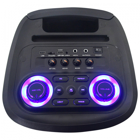 BOXA PORTABILA 2X10"/25CM TWS CU BT/FM/USB/SD [3]