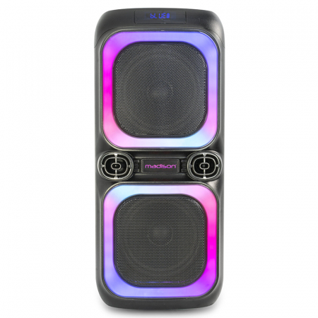 BOXA PORTABILA 2X8"/20CM TWS CU BT/USB/MSD [2]