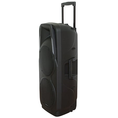 SONORIZARE - BOXA PORTABILA ACTIVA 2X10"/25CM 300W RMS USB/SD/BT/VHF