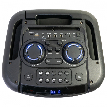 BOXA PORTABILA CU EFECTE LED 12"/30CM CU TWS BT/USB/AUX//MSD [6]