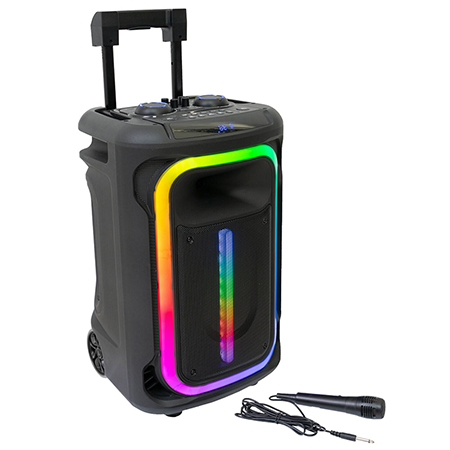 Boxe portabile PA - BOXA PORTABILA CU EFECTE LED 12"/30CM CU TWS BT/USB/AUX//MSD