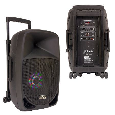 Boxe portabile PA - BOXA PORTABILA ILUMINATA LED 12"/30CM 35W RMS CU USB/SD/BT/FM