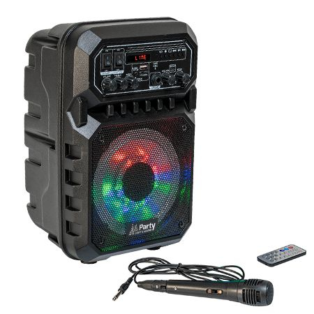 Boxe portabile PA - BOXA PORTABILA ILUMINATA LED 6.5"/16CM 15W RMS CU USB/MSD/BT