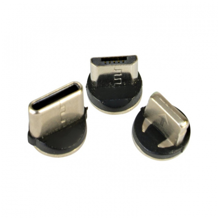 CABLU 1M 3IN1 TIP C/IPHONE/MICRO USB ILUMINAT LED RGB [3]