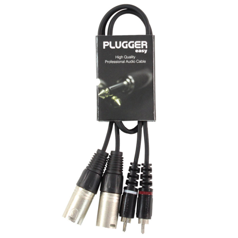 CABLU 2RCA TATA - 2X XLR TATA 0.6M [2]