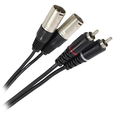 RCA/Jack - CABLU 2RCA TATA - 2X XLR TATA 3M