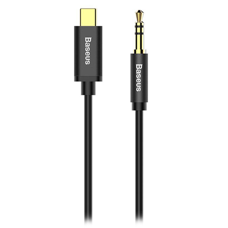 SONORIZARE - CABLU AUDIO TIP C- JACK 3.5MM 1.2M BASEUS - NEGRU