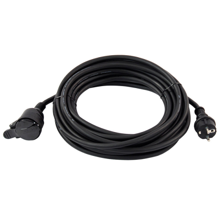 CABLU EXTENSIE(CUPLA) 20M (3GX1.5MM) IP44 - NEGRU [2]