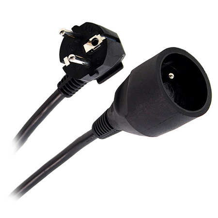 Cablu alimentare - CABLU EXTENSIE(CUPLA) 20M (3GX1.5MM) - NEGRU