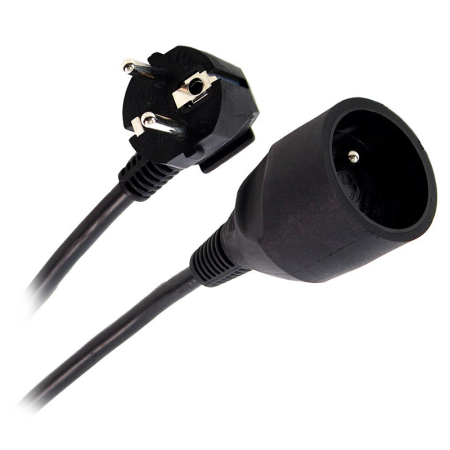 CABLU EXTENSIE(CUPLA) 3M (3GX1.5MM) - NEGRU [1]