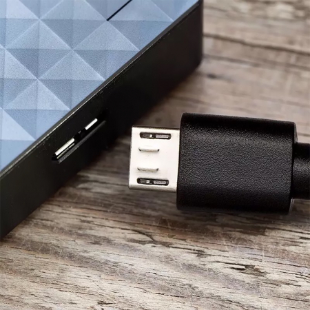 CABLU MICRO USB 1M PEARL EDITON - NEGRU [5]