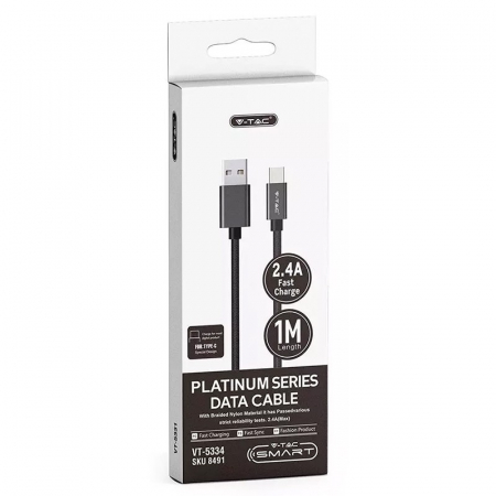 CABLU TIP C 1M PLATINUM EDITON - NEGRU [3]