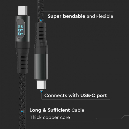CABLU TIP C - TIP C 1M CU AFISAJ [5]