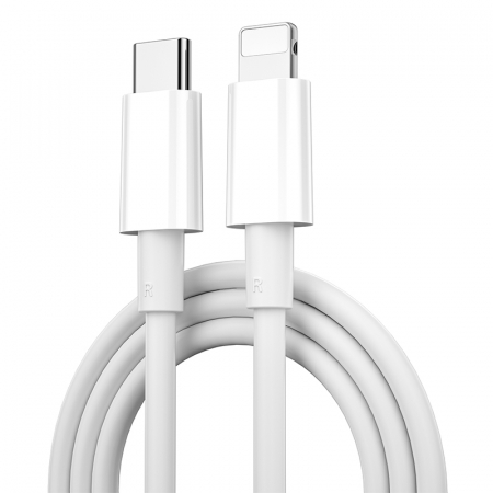 CABLU USB-C - LIGHTNING 1.2M 30W - ALB [1]