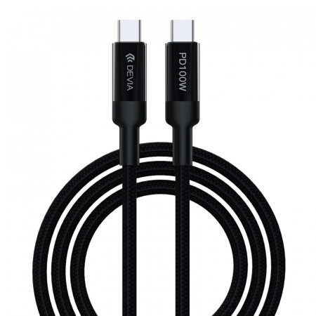 CABLU USB-C - USB-C 100W 1.5M - NEGRU [1]