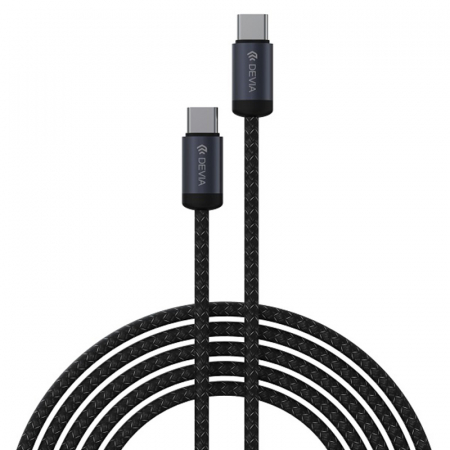 CABLU USB-C - USB-C 1M 60W 3A [2]