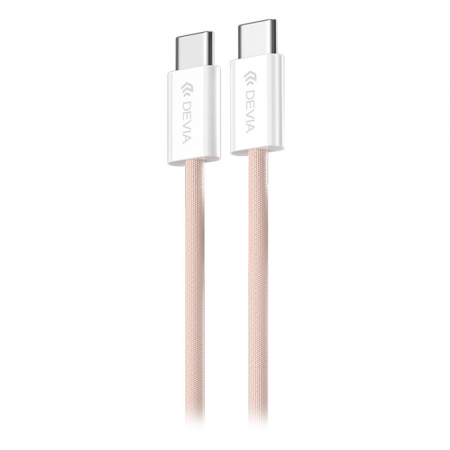 CABLU USB-C - USB-C 1M 60W 3A - ROZ [1]