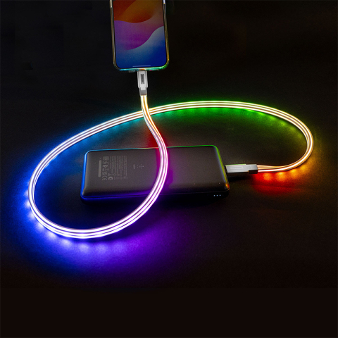 CABLU USB-C - USB-C FAST CHARGE 1M ILUMINAT LED [5]