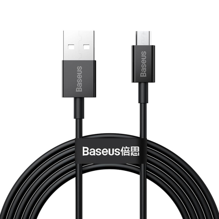 CABLU USB - MICROUSB 2A 10W 2M BASEUS - NEGRU [1]