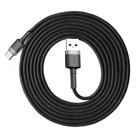 CABLU USB - USB-C 2A 2M BASEUS - GRI/NERGU [5]