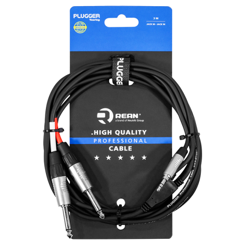CABLU Y JACK TATA 3.5M STEREO - 2X JACK 6.35MM MONO 3M [2]