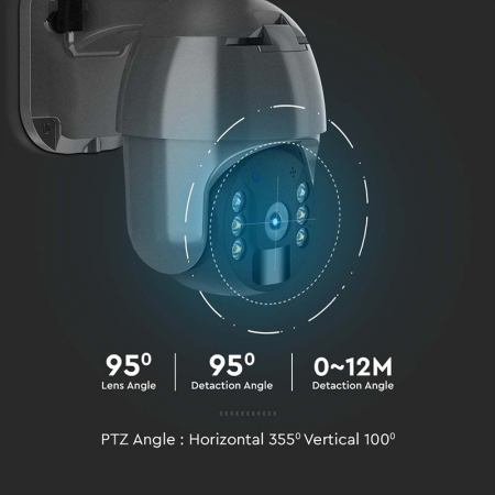 CAMERA HD SOLARA SMART WIFI - NEGRU [10]