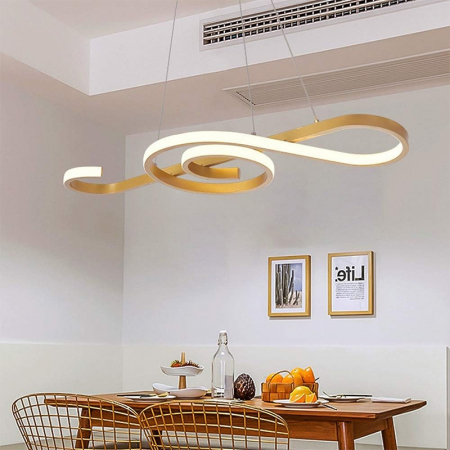 Candelabru LED 18W 3000K 70x100cm - auriu [3]