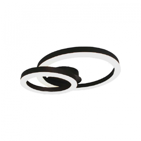Candelabru LED 20W 3000K 45x10.5cm - negru [1]