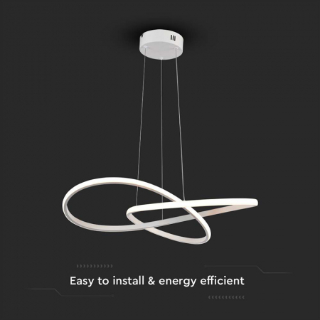 CANDELABRU LED 20W 3000K 50X100CM - ALB [3]