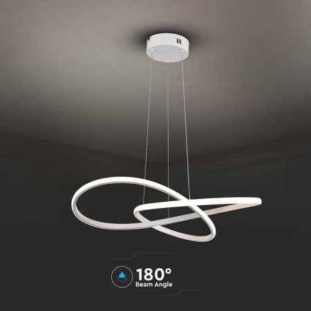CANDELABRU LED 20W 3000K 50X100CM - ALB [5]