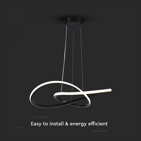 Candelabru LED 20W 3000K 50x100cm - negru [3]
