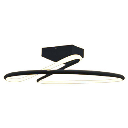 Candelabre - Candelabru LED 20W 4000K 25x13cm - negru