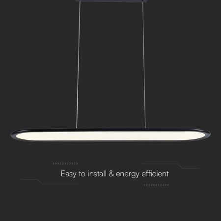 Candelabru LED 24W 80x100cm 3000K - negru V-Tac 10046 [3]