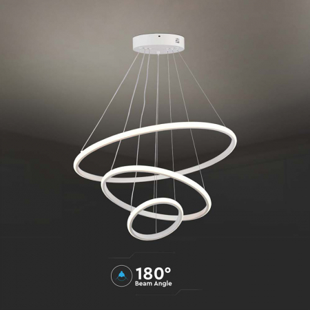 Candelabru LED 32W 3000K 60x40x100cm - alb [5]