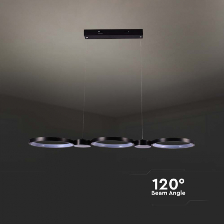 CANDELABRU LED 38W 4000K 95X100CM - NEGRU [5]