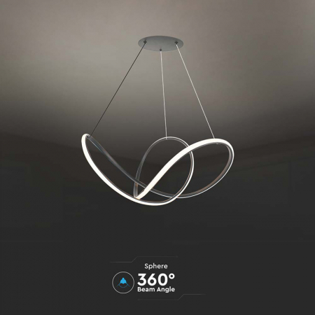 Candelabru LED 49W 3000K 70x120cm - negru [6]