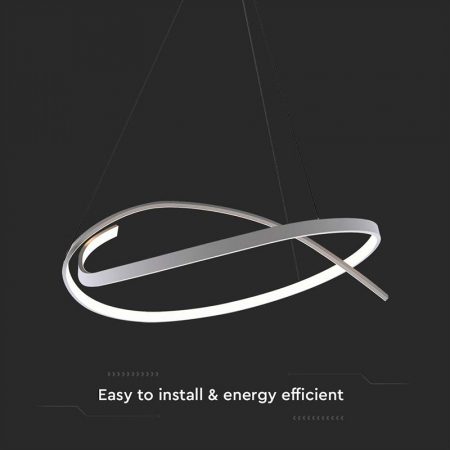 Candelabru LED dimabil 48W 3000K 80x120cm - alb [3]