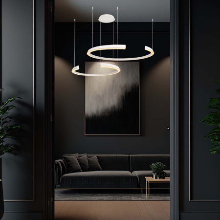 CANDELABRU LED DIMABIL 50W 4000K 110X80X120CM - ALB [6]