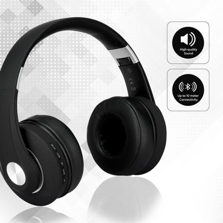 CASCA WIRELESS BLUETOOTH/MSD - NEGRU [7]