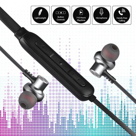 CASTI SPORT BLUETOOTH - NEGRU [6]