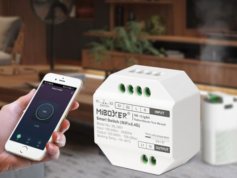 Comutator Inteligent WiFi Tuya, Smart Switch, 10A 230V, WL-SW1 Miboxer [7]