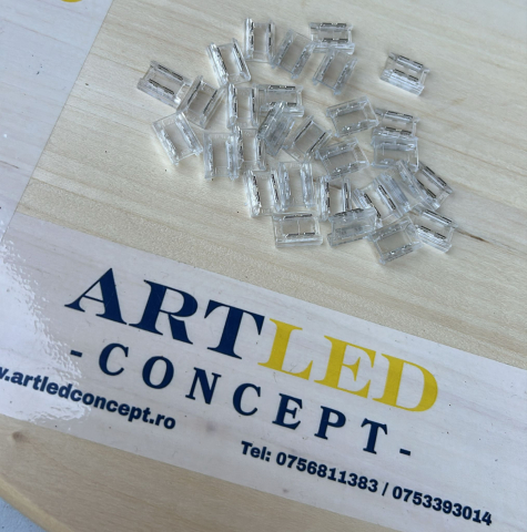 Conector banda LED, 8mm, compatibil SMD/COB, max 6A [1]
